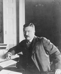 Free Picture of Theodore Roosevelt in his Office