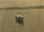 Free Picture of Theodore Roosevelt in a Boat