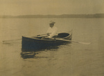 Free Picture of Theodore Roosevelt Rowing a Boat