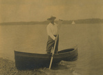 Free Picture of Roosevelt in a Boat