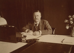 Free Picture of Theodore Roosevelt Sitting at Desk