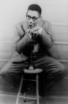 Free Picture of Dizzy Gillespie Leaning on Trumpet