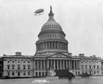 Free Picture of Airship Over US Capitol