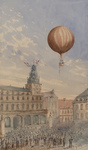 Free Picture of Balloon Over Town Square