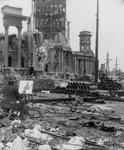 Free Picture of Artist Painting after the San Francisco Earthquake