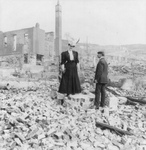 Free Picture of Man and Woman in Rubble