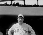 Free Picture of The Great Bambino of the Boston Red Sox