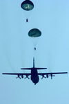 Free Picture of Parachuting from C-130 Hercules