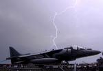 Free Picture of Lightning by AV-8B Harrier Jet