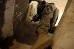 Free Picture of Soldier Climbing Down a Guard Tower