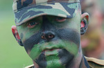 Free Picture of Soldier With Face Paint