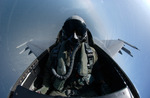 Free Picture of Pilot of an F-16 Fighting Falcon