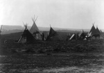 Free Picture of Indian Encampment With Tipis