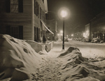 Free Picture of Snowy Sidewalk