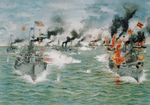 Free Picture of The Battle of Manila Bay