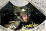 Free Picture of Soldier Conducting a Radio Check