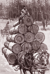 Free Picture of Horses Hauling Logs