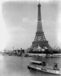 Free Picture of Tourist Boat by Eiffel Tower