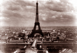 Free Picture of La Tour Eiffel in 1889