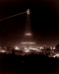 Free Picture of Eiffel at Night, 1900