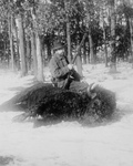 Free Picture of Hunter Sitting on His Buffalo