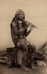 Free Picture of Yuma Indian Playing a Flute