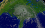 Free Picture of Tropical Depression Dennis Over Alabama