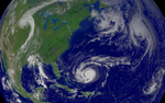 Free Picture of 4 Tropical Storms