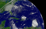 Free Picture of Tropical Depression Frances, Hurricane Ivan