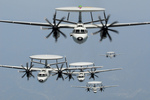 Free Picture of Five E-2C Hawkeyes