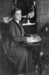 Free Picture of Jane Addams Sitting at a Desk