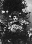 Free Picture of Ethel Barrymore With Flowers