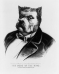 Free Picture of James Fisk Bulldog Caricature