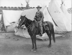 Free Picture of Calamity Jane on a Horse, Buffalo Bill’s Wild West Show