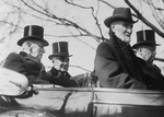 Free Picture of Woodrow Wilson, Warren G. Harding, Philander Knox, and Joseph Cannon