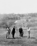 Free Picture of Andrew Carnegie Golfing With Friends