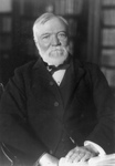 Free Picture of Andrew Carnegie With a Book