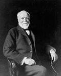 Free Picture of Andrew Carnegie Sitting in a Chair