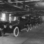 Free Picture of Model T’s Completed in a Factory