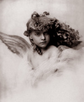 Free Picture of Winged Female Child Angel