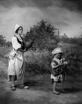 Free Picture of Woman and Child in Dutch Costumes
