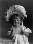 Free Picture of Girl Wearing a Dress and Bonnet