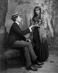 Free Picture of Gypsy Reading a Man’s Palm
