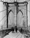Free Picture of People on the Brooklyn Bridge