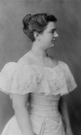 Free Picture of Frances Cleveland in a White Dress