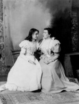 Free Picture of Anne Sullivan Sitting With Helen Keller