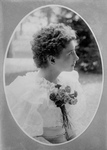Free Picture of Helen Keller Holding Flowers