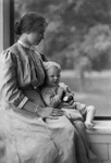 Free Picture of Helen Keller With a Little Boy