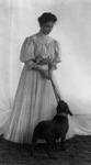 Free Picture of Helen Keller With a Boston Terrier