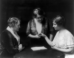 Free Picture of Helen Keller Reading Fingers
